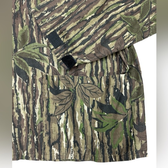 Vintage Realtree Camo Hunting Sheer Lightweight Cover Up Jacket Made in USA LG - Picture 3 of 9